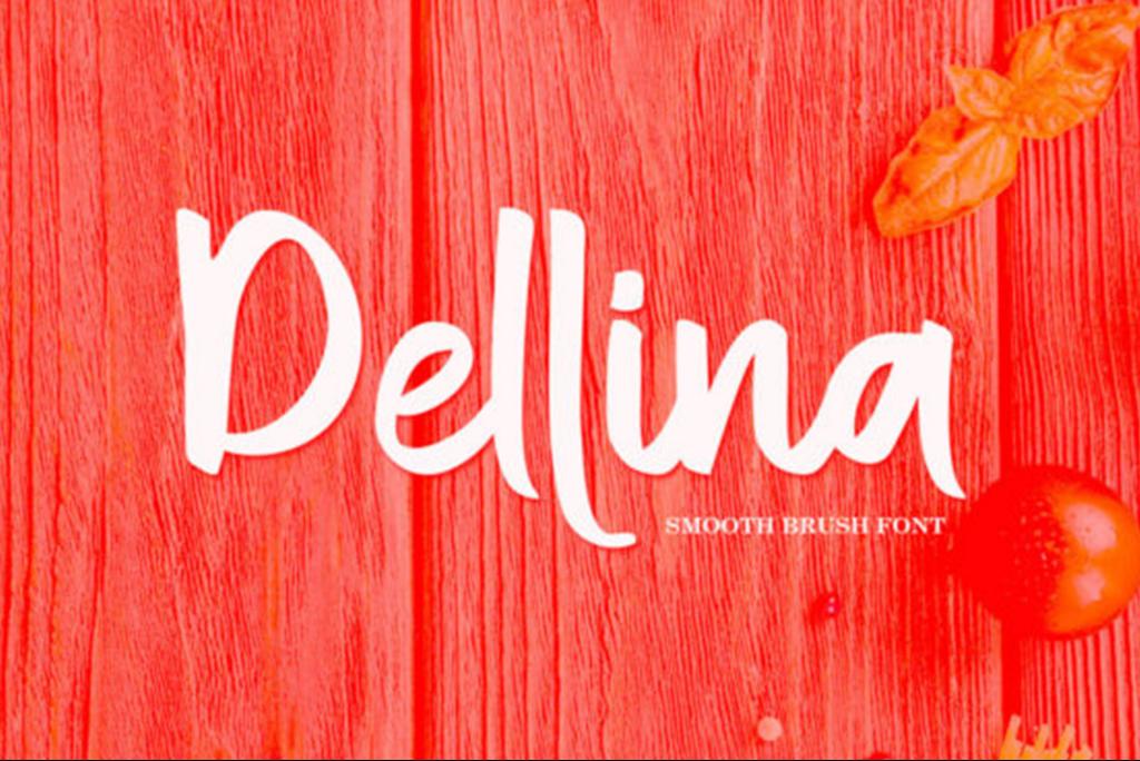 Dellina Font website image