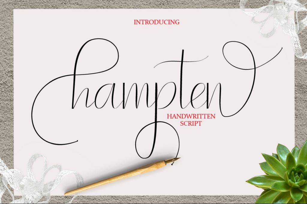 hampten Font website image