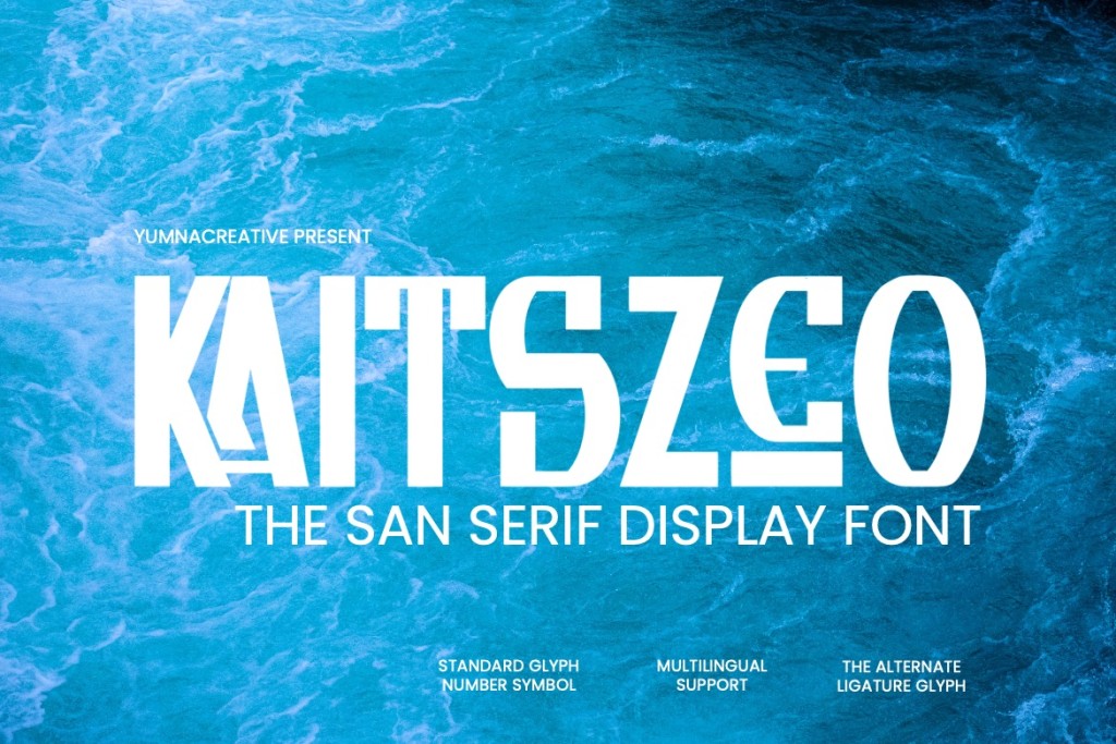 Kaitszeo Font website image