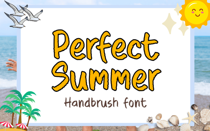 Perfect Summer Font website image