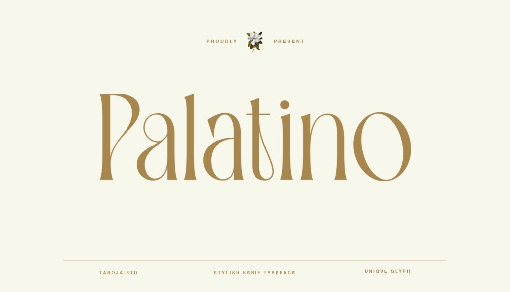 TBJ Palatino Mini Edition Font website image