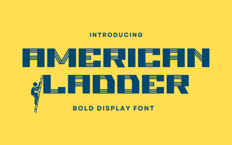 American Ladder Font Family website image