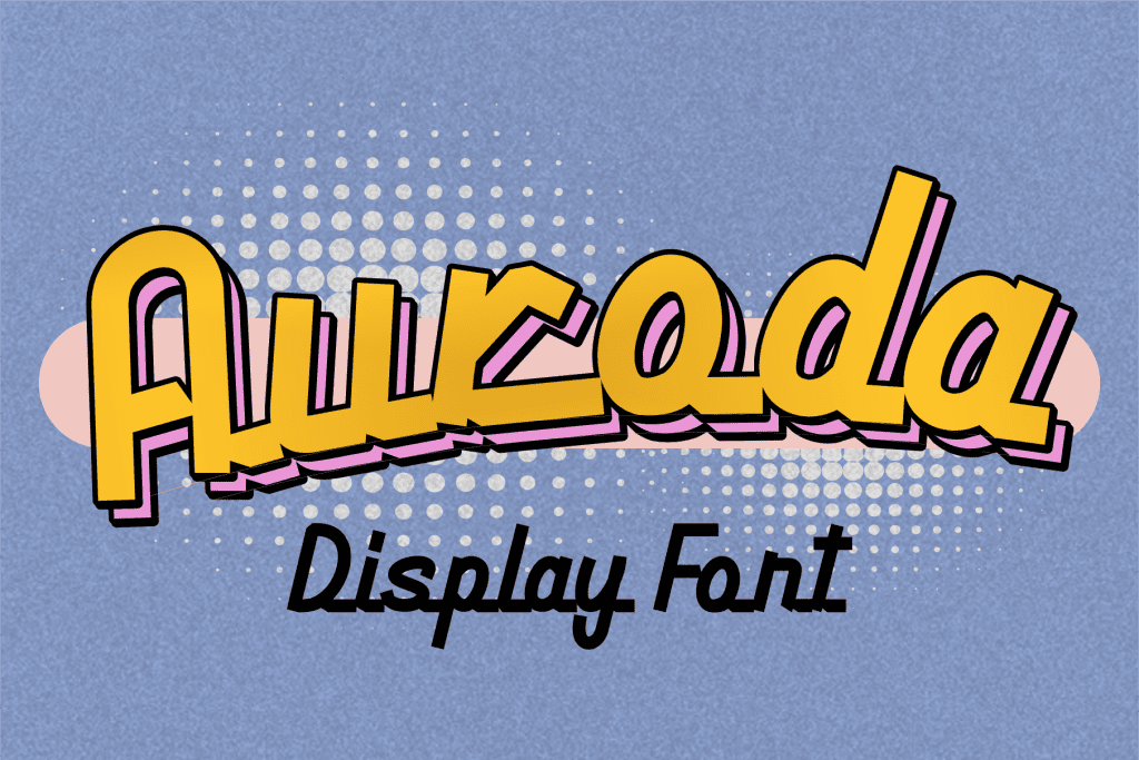 Auroda Font website image