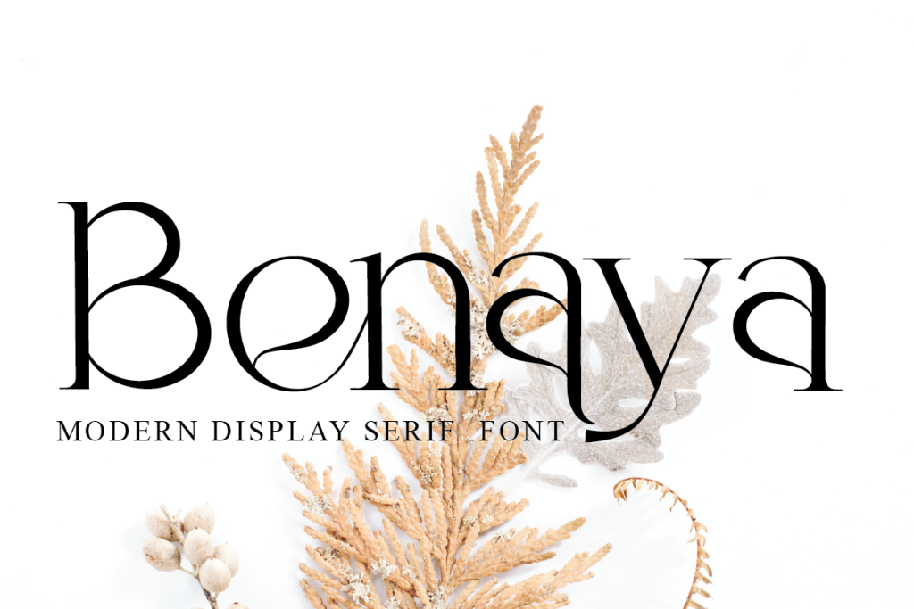 Benaya Font website image