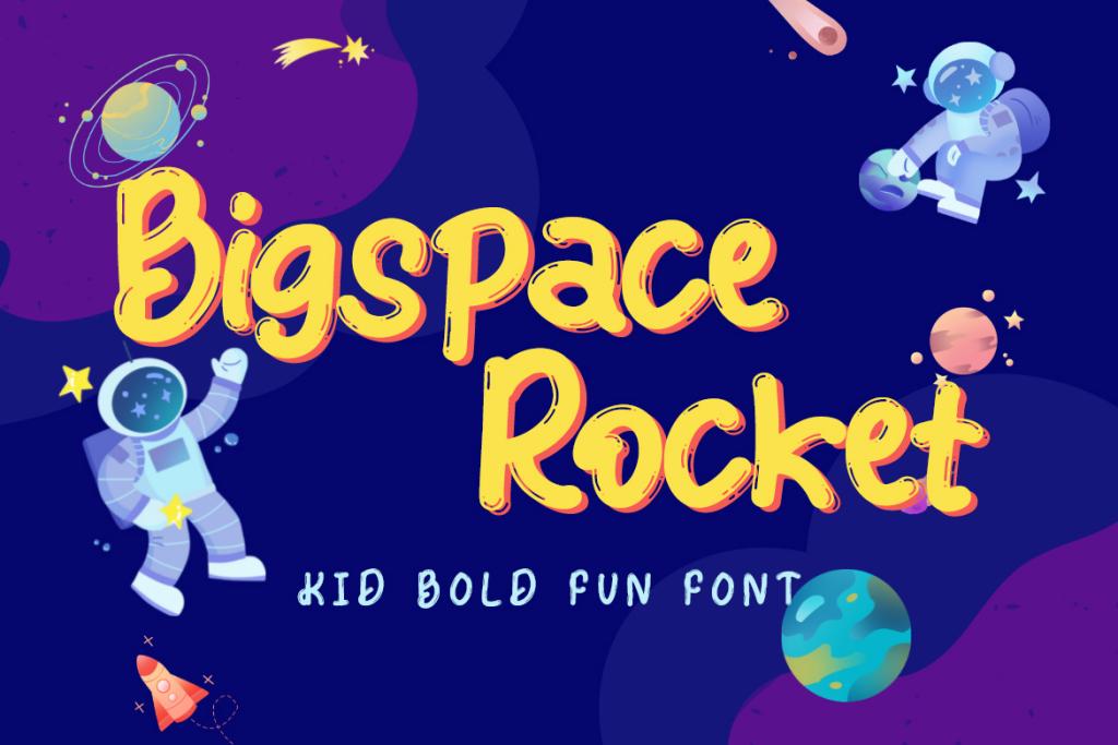 Bigspace Rocket Font website image