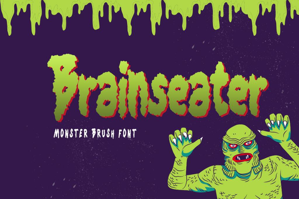 Brainseater Font website image