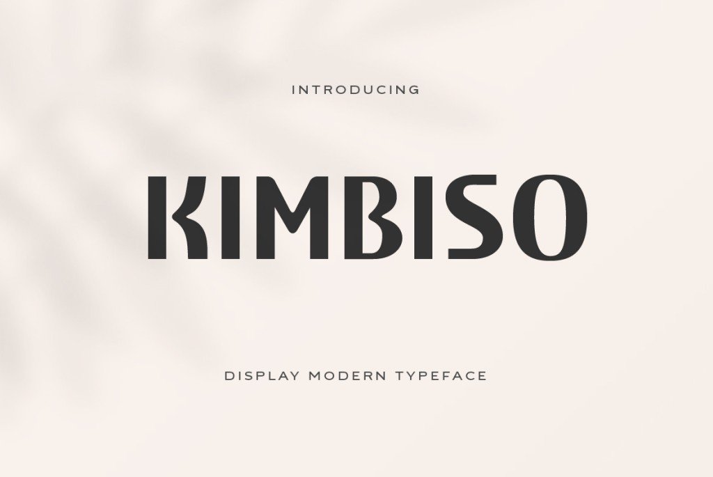 Kimbiso Font website image