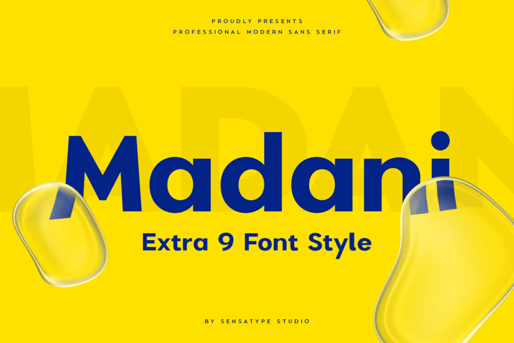 Madani Font website image