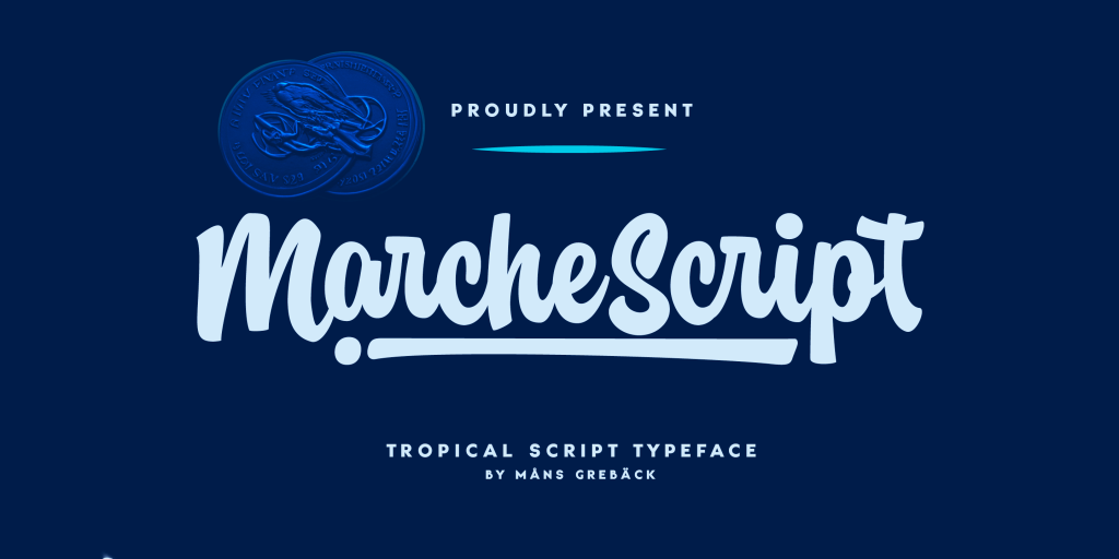 Marche Script PERSONAL USE Font website image