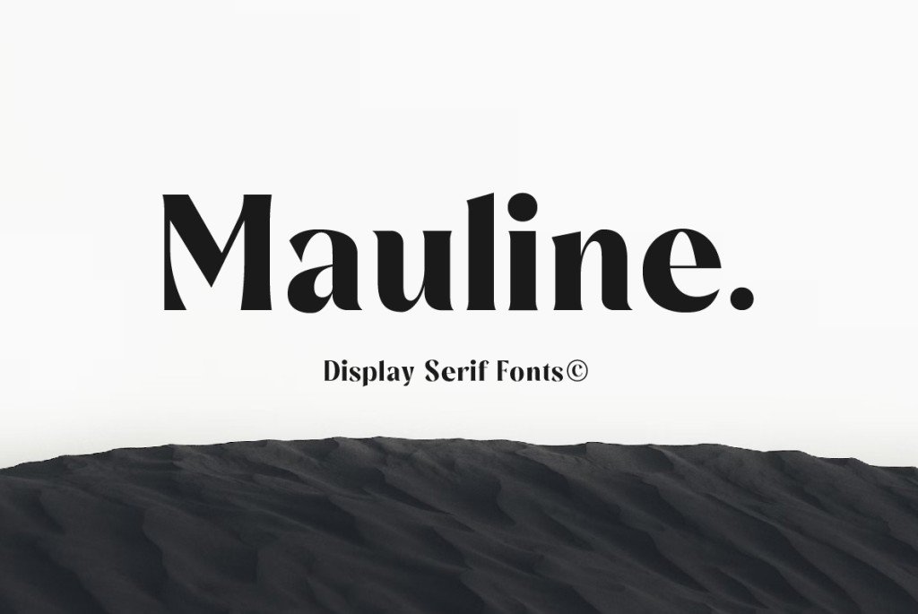 Mauline Font website image