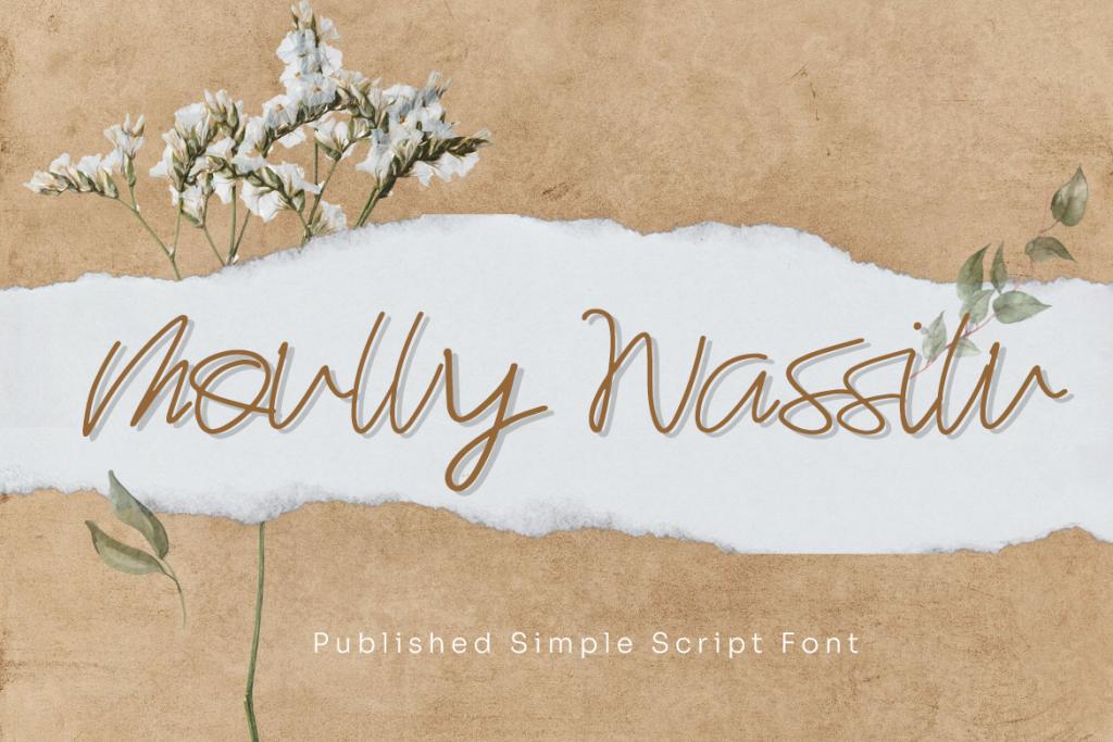 Moully Wassilu Font website image