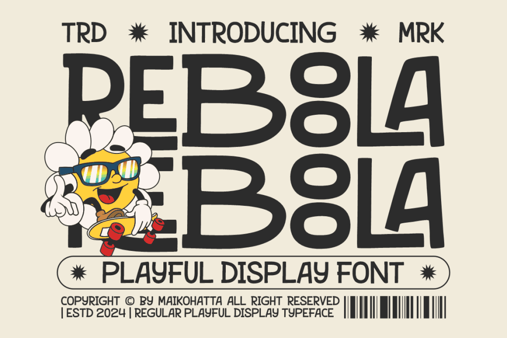 REBOOLA Font website image