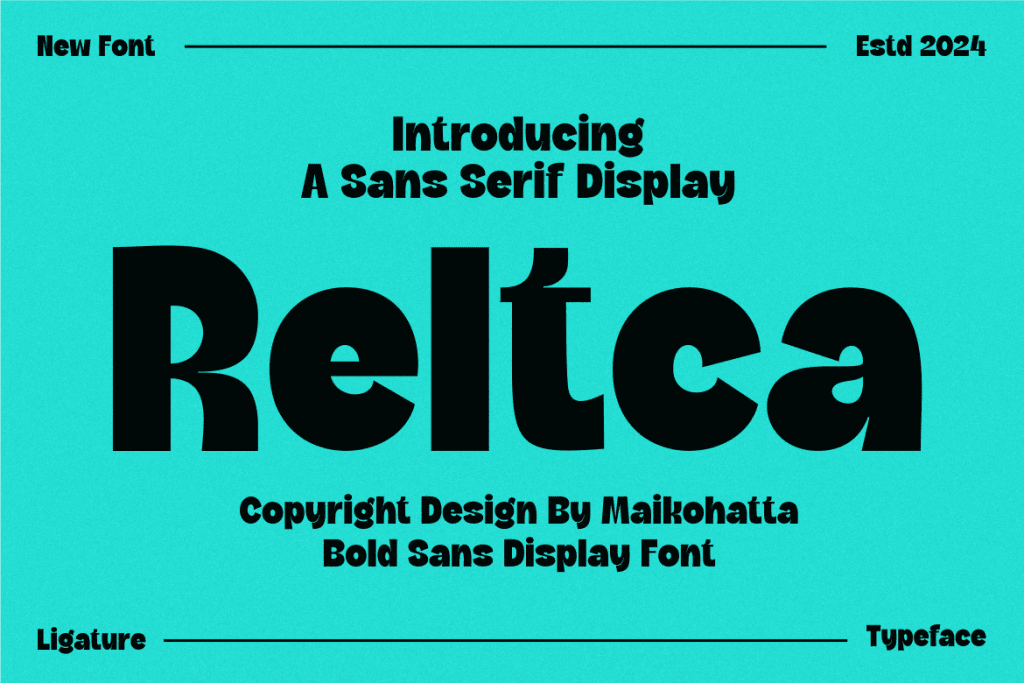 Reltca Font website image