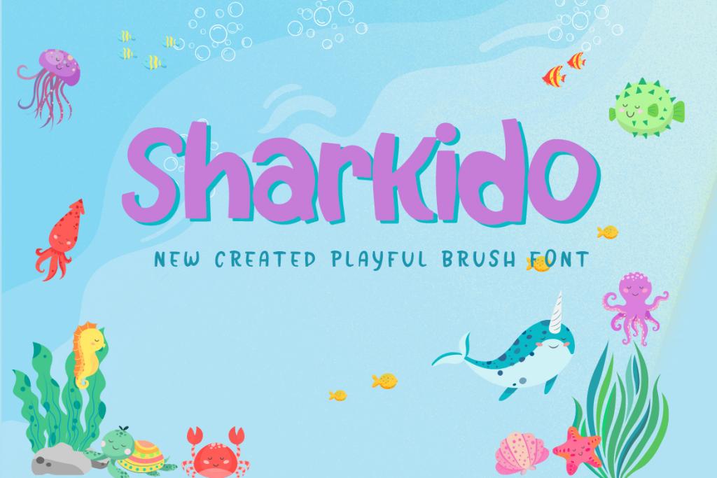 Sharkido Font website image