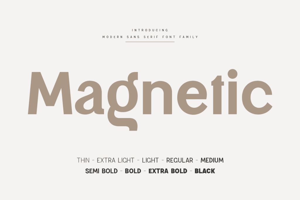 SS Magnetic Font website image