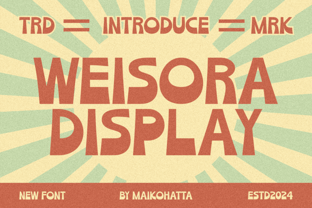 WEISORA Font website image