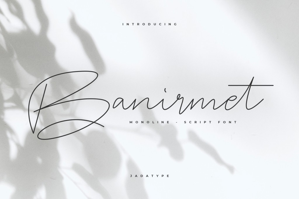 Banirmet Font website image