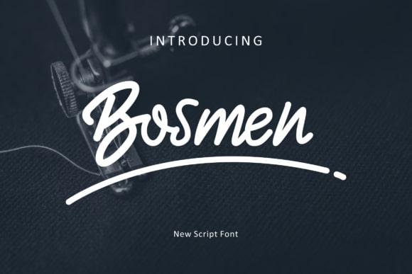 Bosmen Font website image