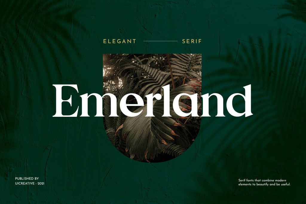 Emerland Font Family website image