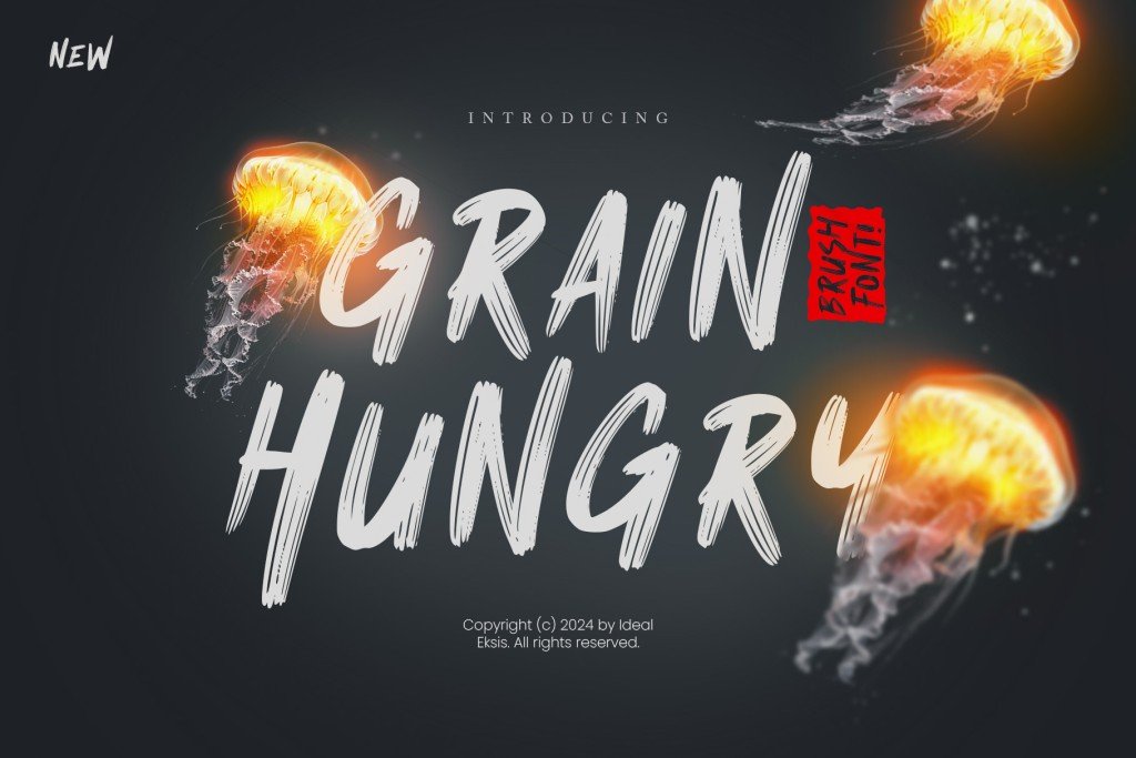 Grain Hungry Font website image