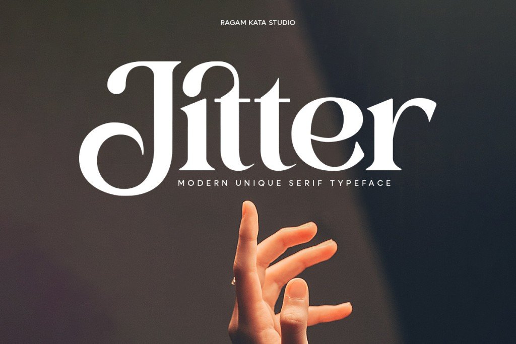 Jitter DEMO Font website image