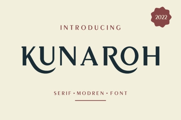 Kunaroh Font website image