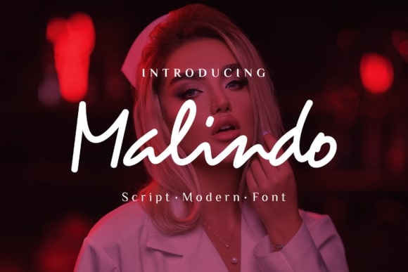 Malindo Font website image