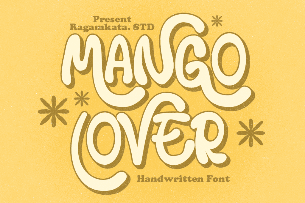 Mango Lover DEMO Font website image