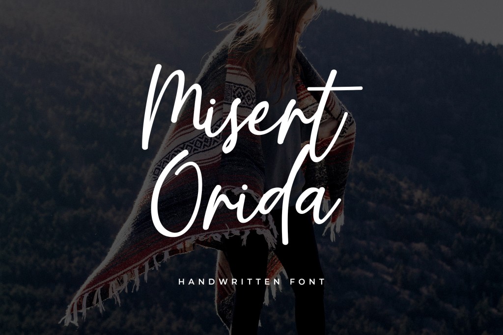 Misert Orida Font website image