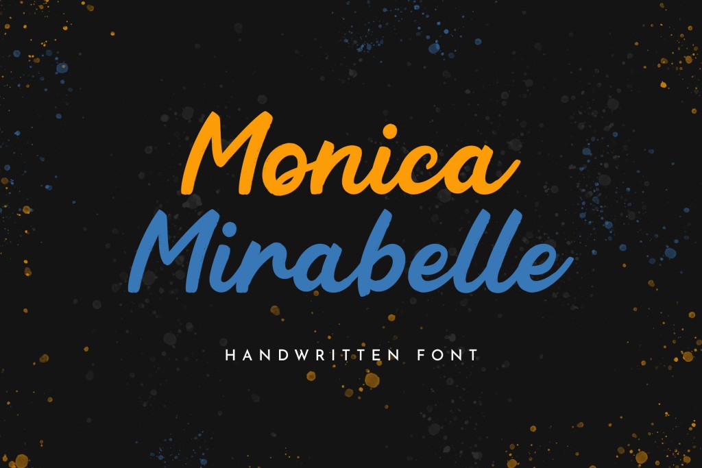 Monica Mirabelle Font website image