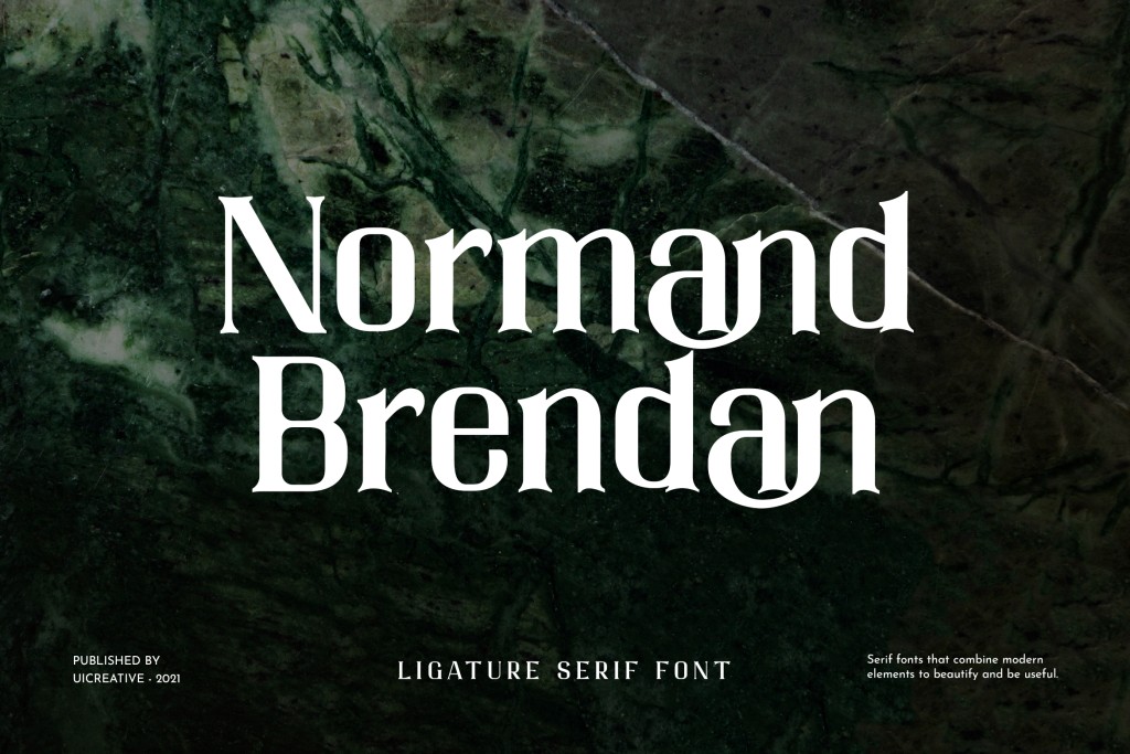 Normand Brendan Font website image