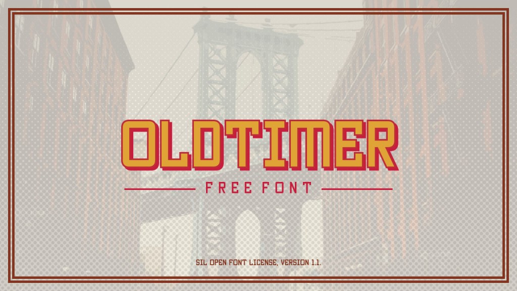 Oldtimer Font website image