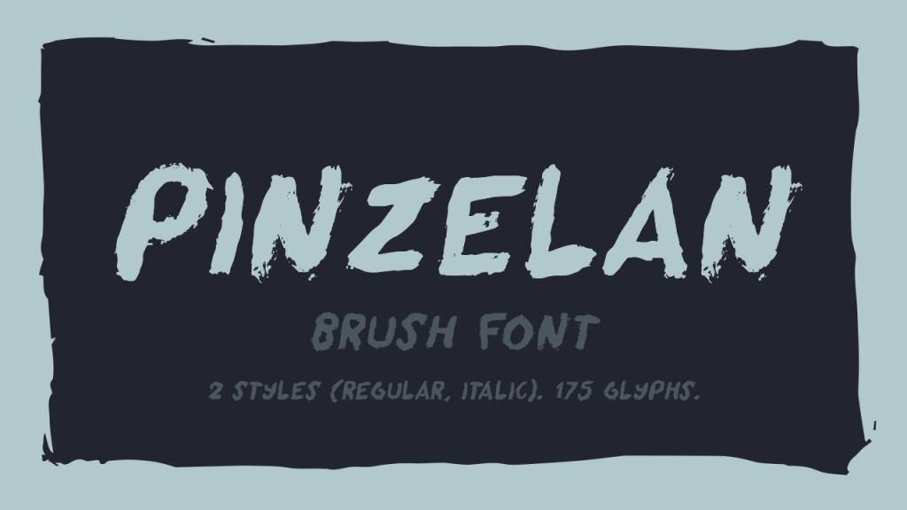 Pinzelan Font Family website image