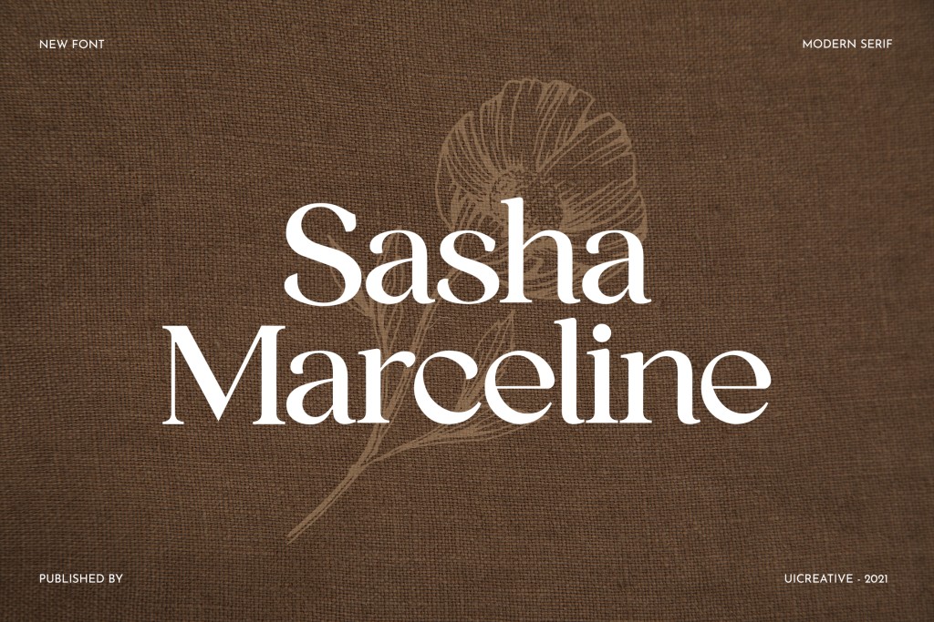 Sasha Marceline Font website image