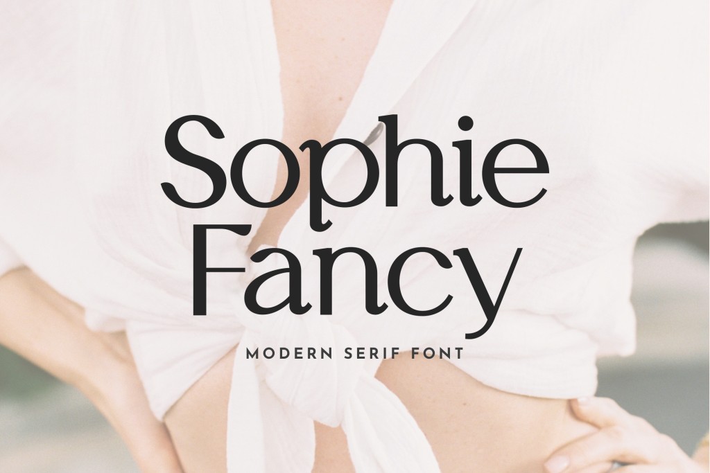 Sophie Fancy Font website image