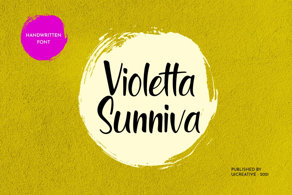 Violetta Sunniva Font website image