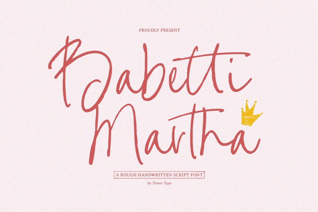 Babetti Martha Font website image