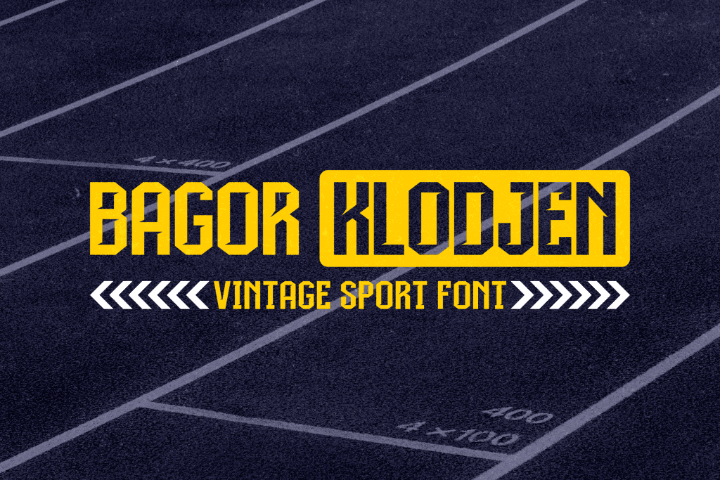 Bagor Klodjen Font website image