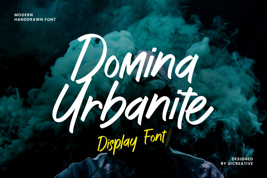 DominaUrbanite Font website image