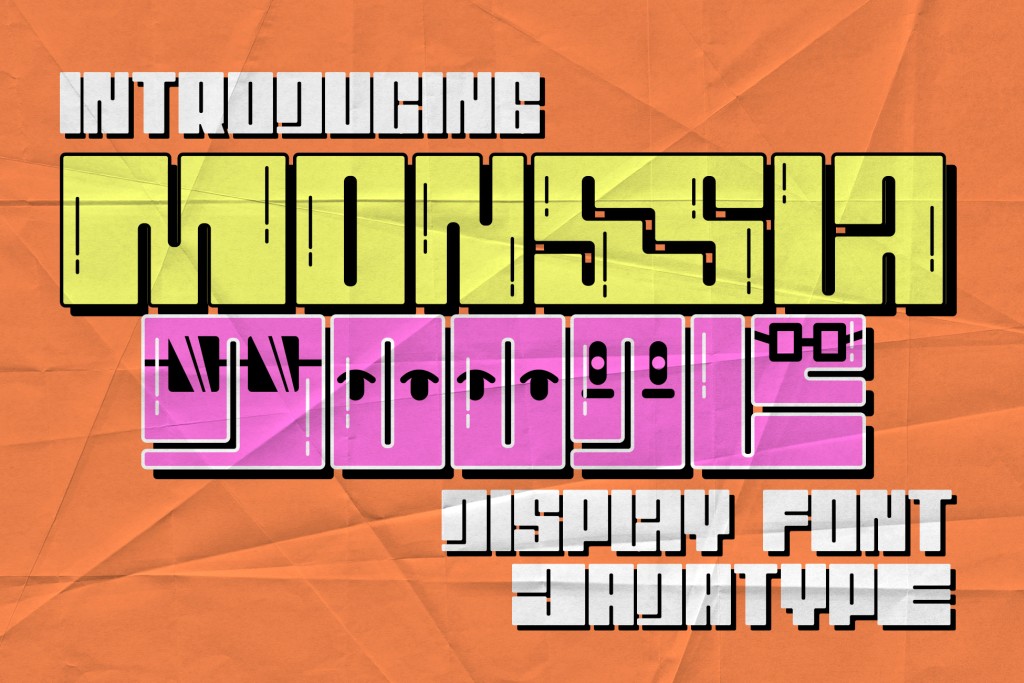 Monssla Doodle Font website image