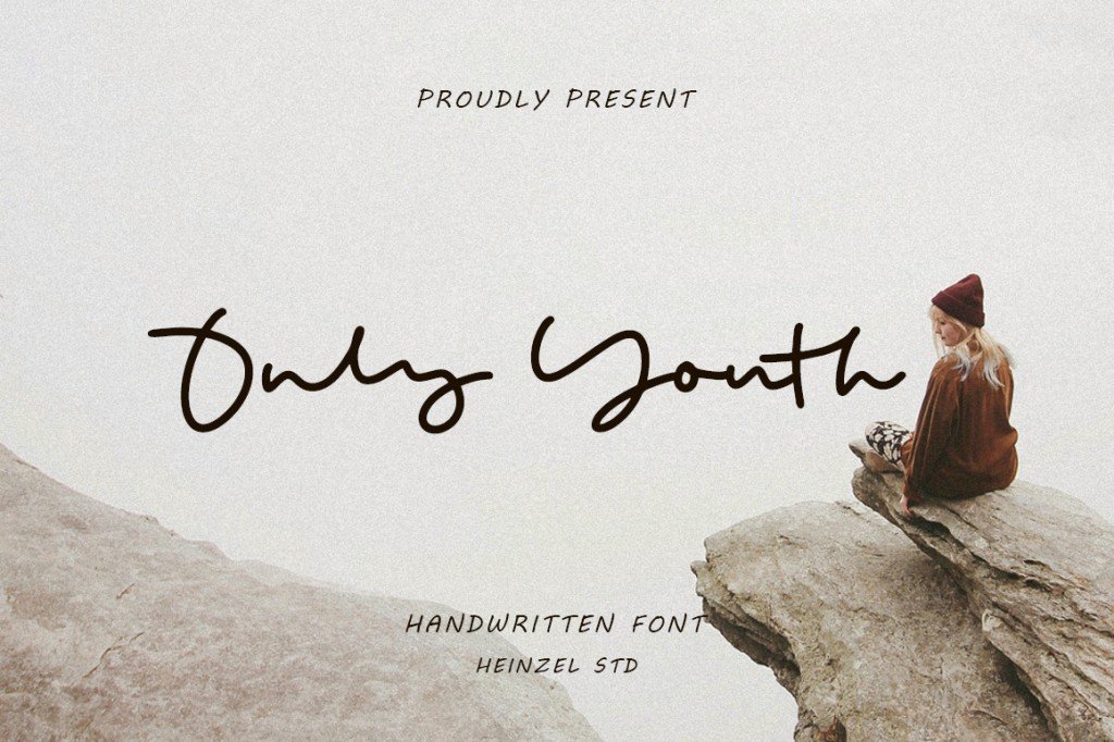 Only Youth Font website image