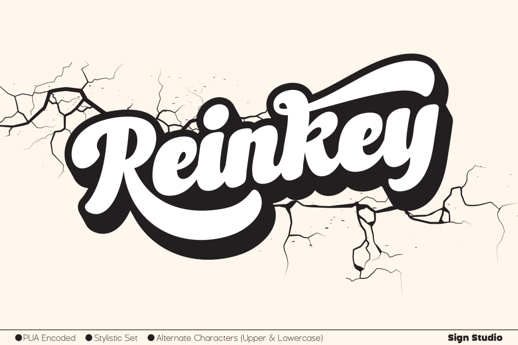 Reinkey Font website image