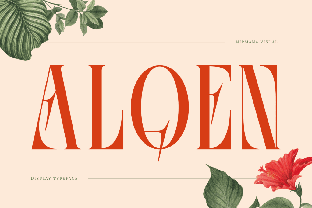 Alqen Demo Font Font website image