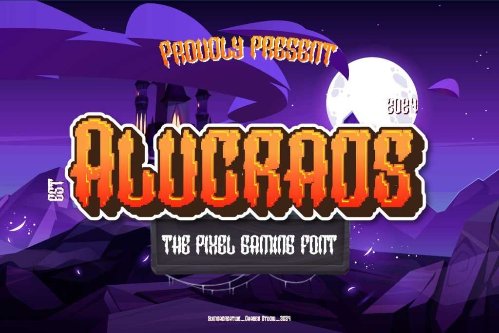 Alucrads Font website image