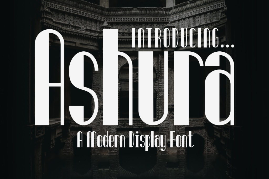 Ashura Font website image