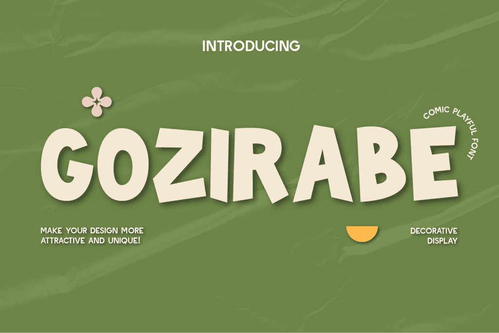 CF Gozirabe Demo Font website image