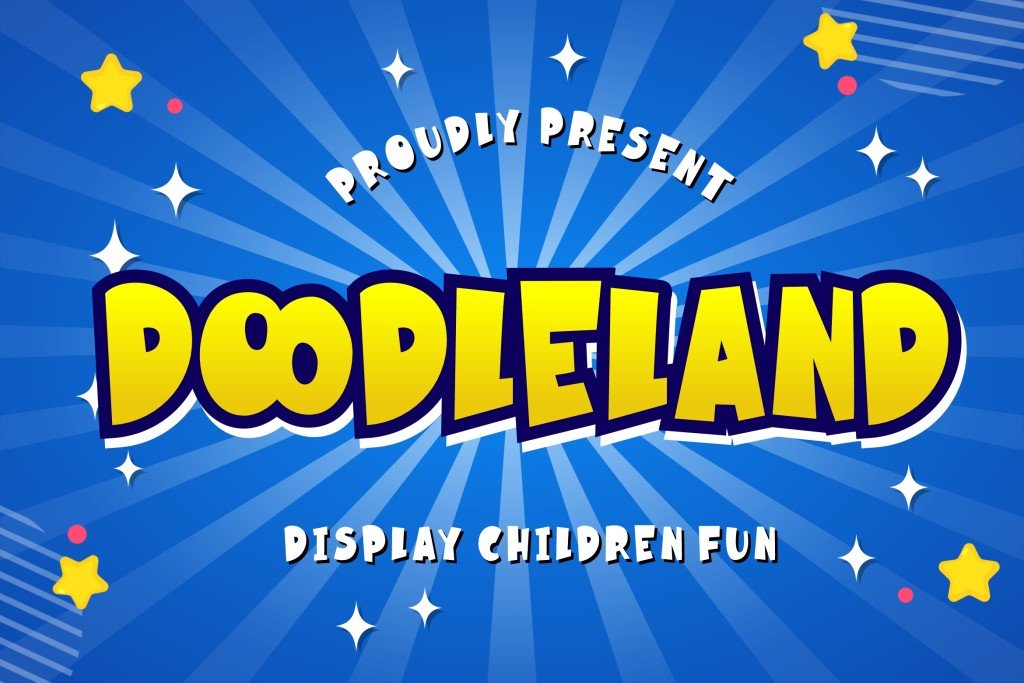 Doodleland Font website image