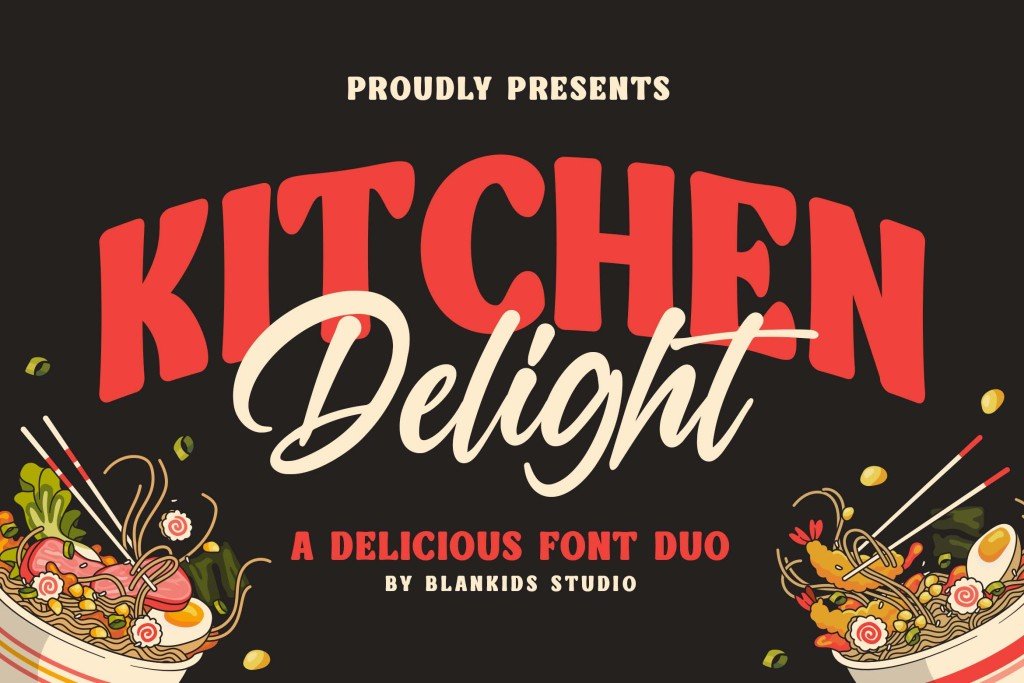 Kitchen Delight Font Family website image