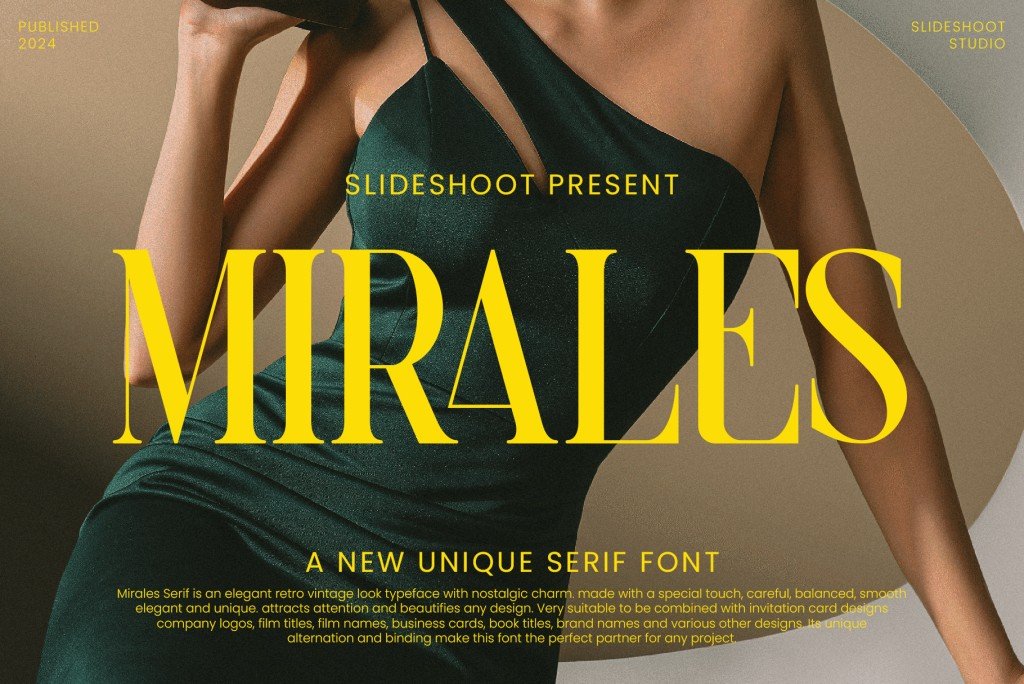 Mirales Font website image