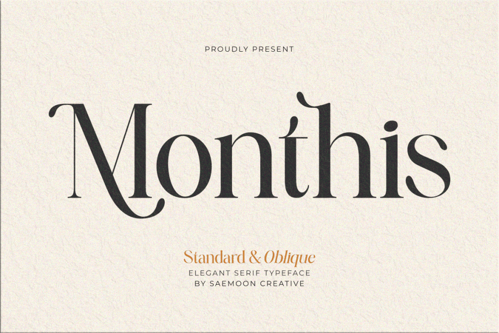 Monthis Font website image